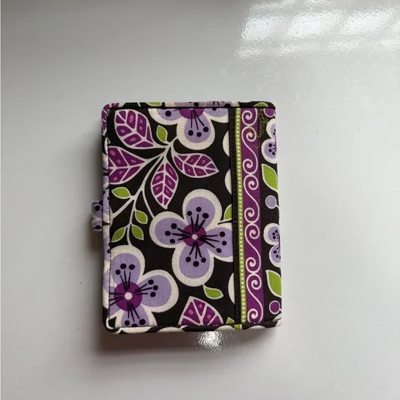 Vera Bradley Plum Petals Wallet with ID Holder - Picture 2 of 3